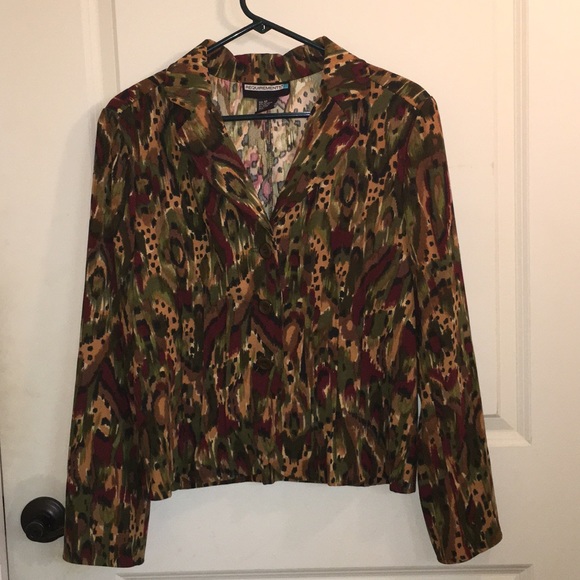 Requirements Jackets & Blazers - animal print sleeved blazer